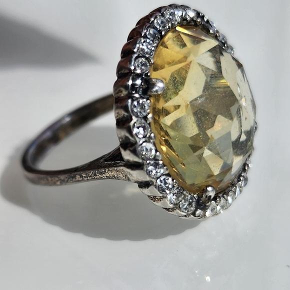 Premier Designs "Sublime" halo cocktail statement ring size 7 - Picture 6 of 16